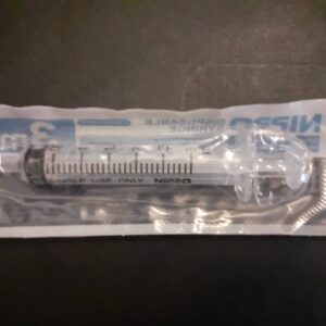 NIPRO 3ml Syringes x 10 needle not included