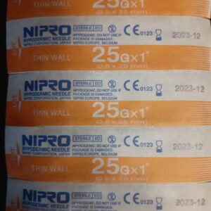 Nipro Hypodermic Needles x 10 25g x 1"