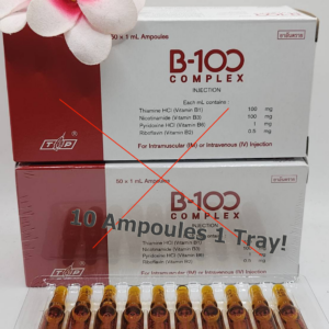 B100 complex ampoules-Tray of 10