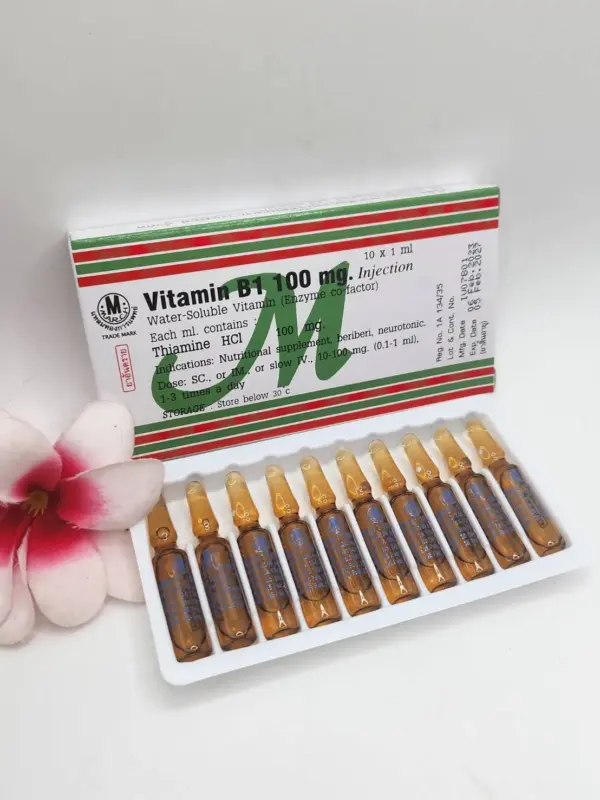 vitamin b1 10 x 1ml injections