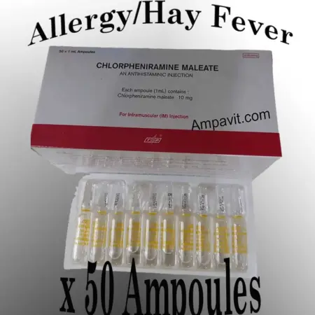 chlorpheniramine hay fever injections