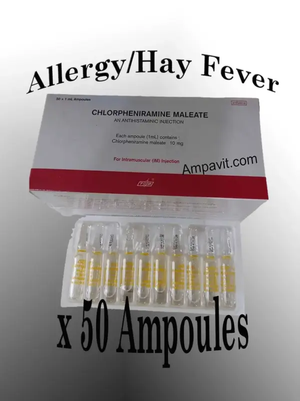 chlorpheniramine hay fever injections